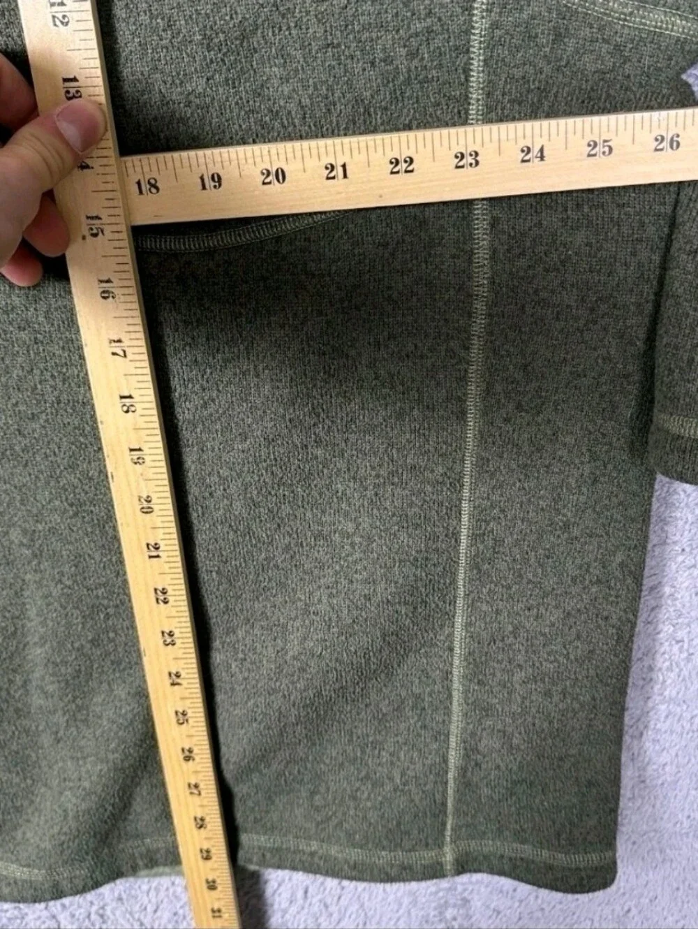 The North Face Gordon Lyons  Green Half-Zip Fleece Pullover